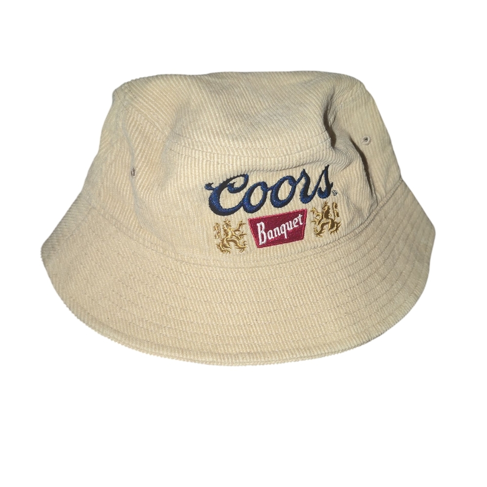 Coors Banquet Beige Bucket Hat